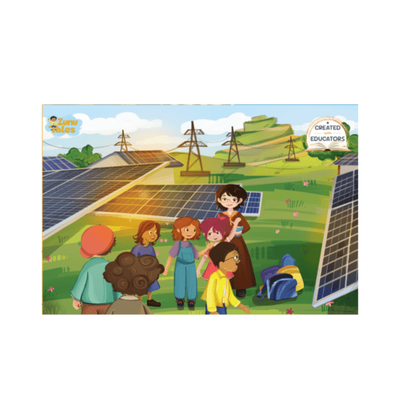 Zunu & friends visit solar park