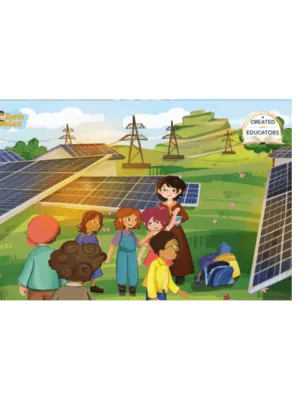 Loving environment ( Set of 2 puzzles 70 pieces each )