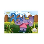 The playful Elly (16-piece puzzle)