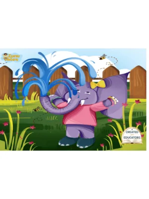 The playful Elly (16-piece puzzle)