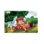 Svety swings with snowie (16-piece puzzle)